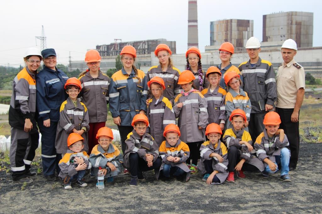 Как дети энергодарских спасателей на ДТЭК Запорожской ТЭС побывали