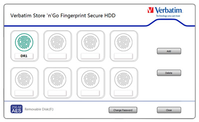 Компанія Verbatim випускає жорсткий диск Fingerprint Secure з 256-бітовим шифруванням