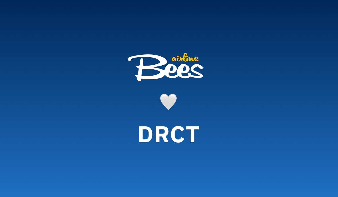 Bees Airline та провайдер технологій DRCT оголошують про партнерство