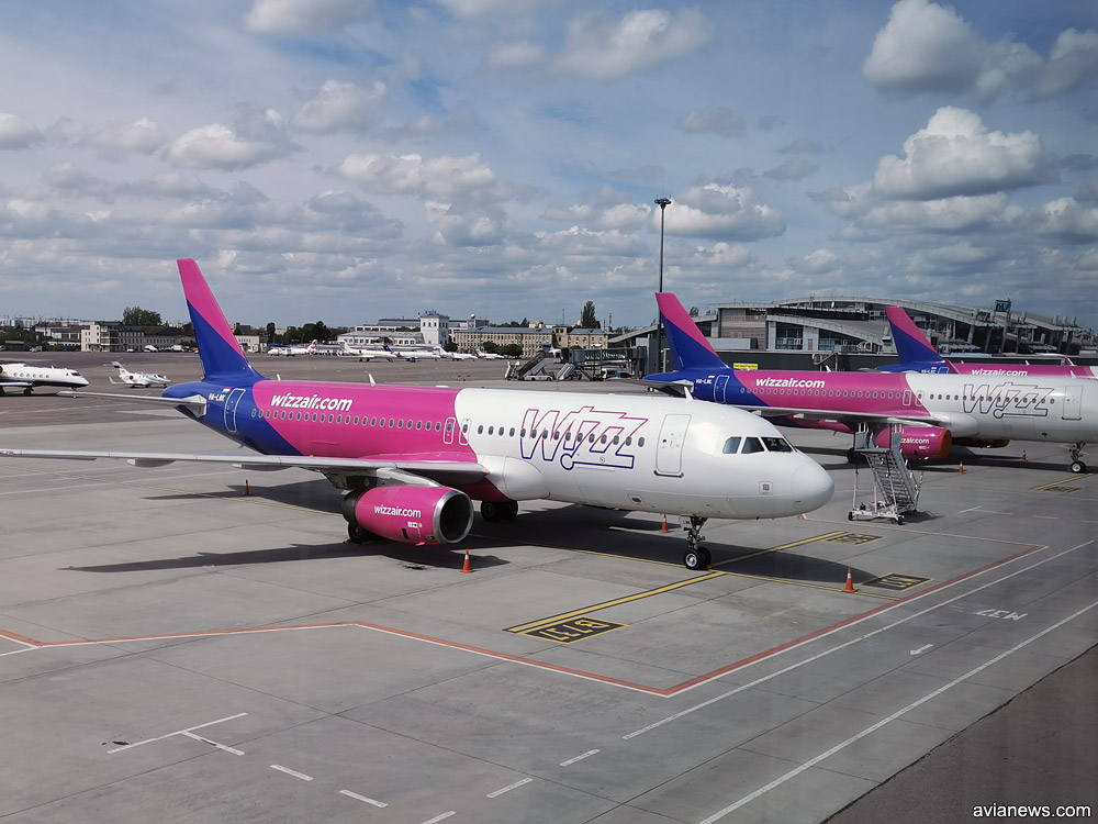 Лоукостер Wizz Air ввезет в Украину семь самолетов после открытия неба