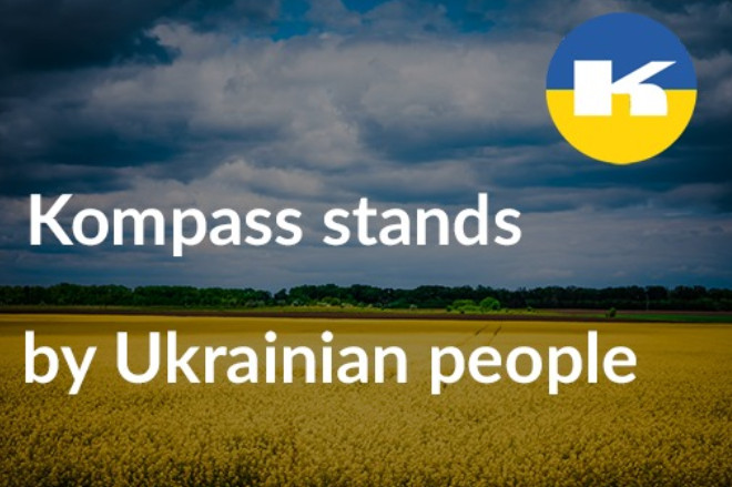Kompass International stand against the Russian invasion of Ukraine