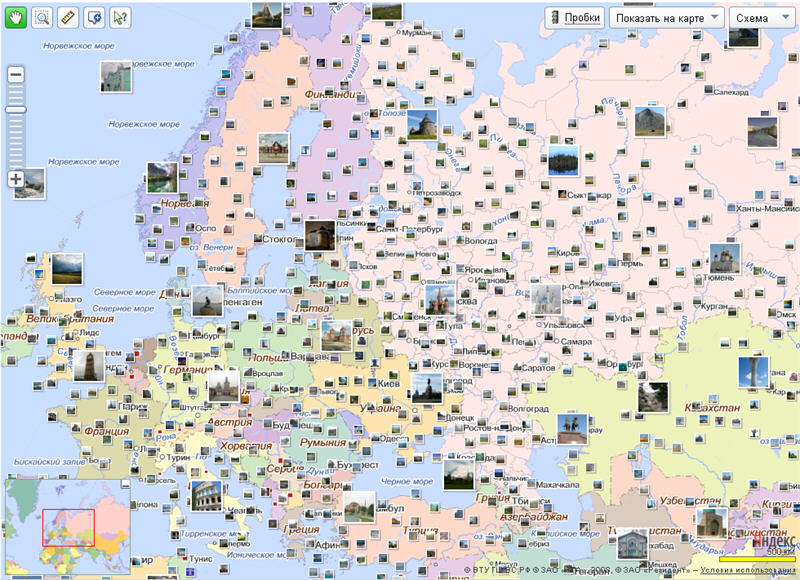 На Яндекс.Картах можно увидеть весь мир в фотографиях
