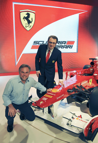 Логотип «Лаборатории Касперского» прошел «обкатку» на новом болиде Ferrari (ФОТО)