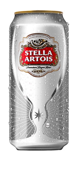 Новую банку Stella Artois украсил легендарный бокал