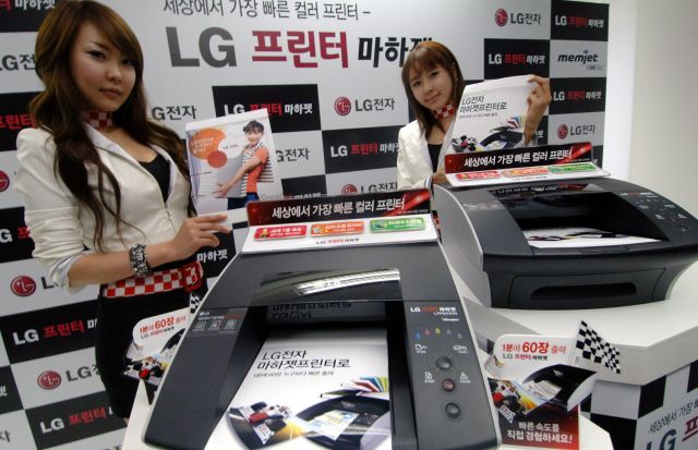 LG выпускает самый быстрый в мире цветной настольный принтер формата A4 с технологией Memjet