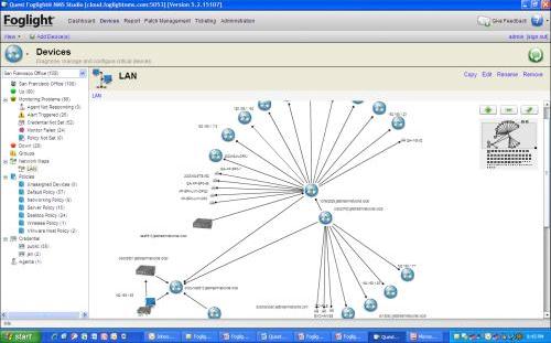 Бакотек представляет Quest Foglight Network Management System