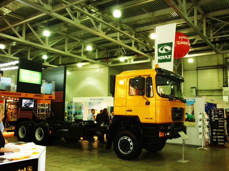 «АвтоКрАЗ» представил на «COMTRANS’2011» очередную новинку - автомобиль-шасси КрАЗ Н23.2М