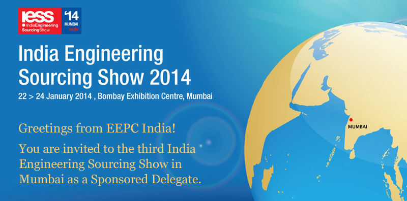 В Мумбаи с 22 по 24 января 2014 года пройдет выставка India Engineering Sourcing Show (IESS)