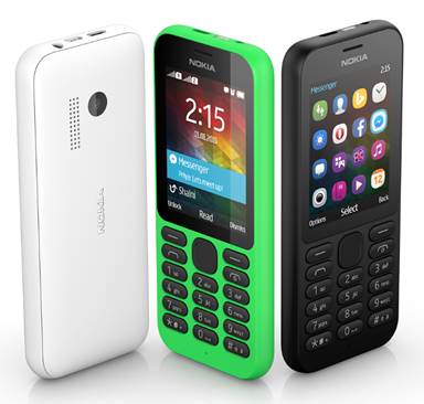 В Украине стартовали продажи телефона Nokia 215, сверхдоступной модели с цифровыми сервисами и доступом в Интернет