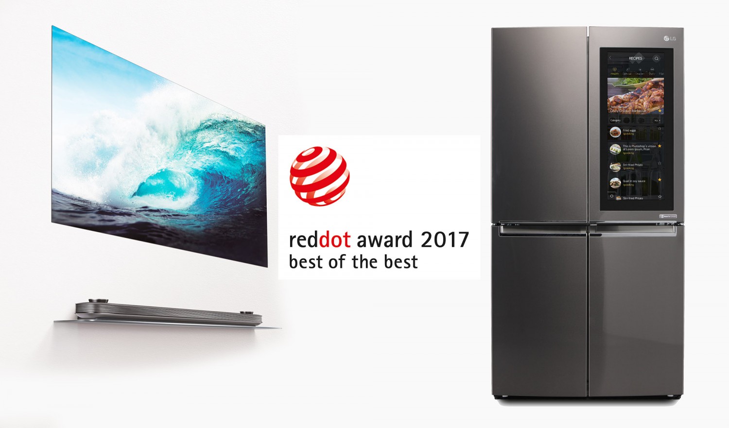 LG ОТРИМАЛА ДВІ НАГОРОДИ RED DOT AWARDS 2017 У КАТЕГОРІЇ «НАЙКРАЩІ З НАЙКРАЩИХ»