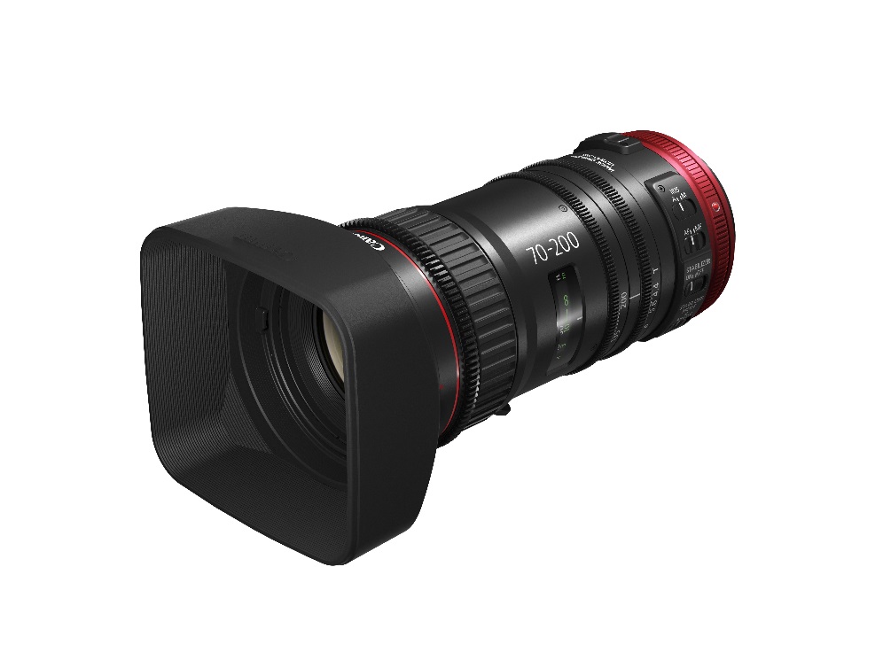 CN-E70-200mm T4.4 L IS KAS S – оновлення лінійки широкоформатних кінооб’єктивів Canon