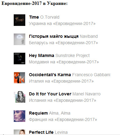 Яндекс.Музыка подготовила спецпроект к Евровидению