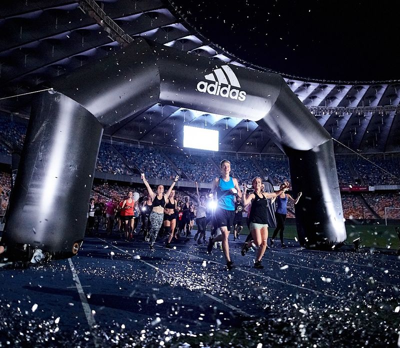 Adidas Runners Kyiv провел ночной забег adidas Runners Night Run