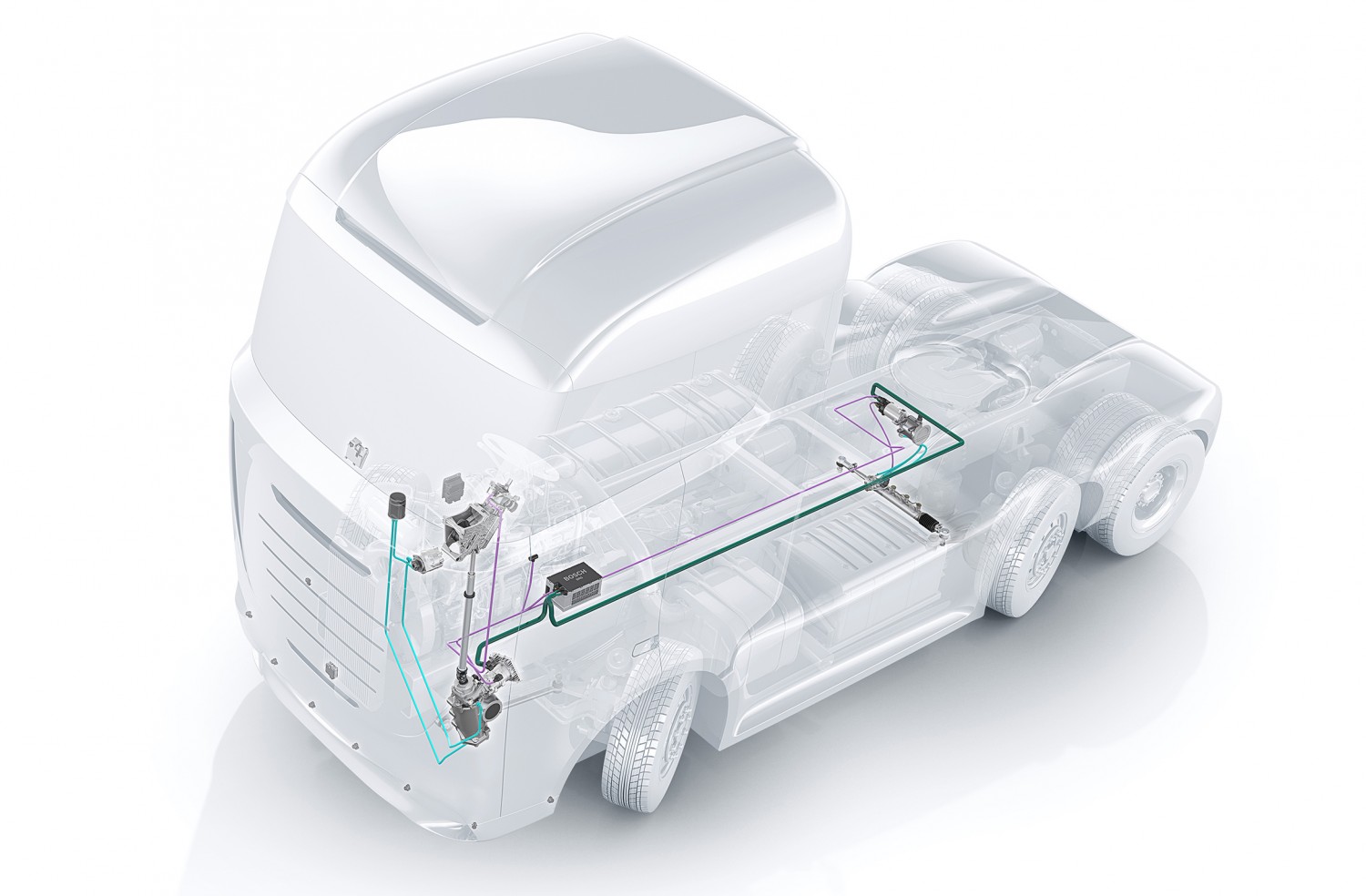 Bosch представляє системи рульового керування, що забезпечують інтелектуальну підтримку та економію палива