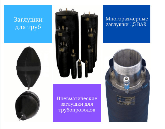 Пневматические заглушки в Украине от компании TProm